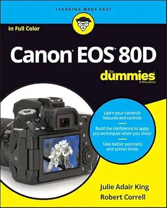 Buy Canon EOS 80D For Dummies (English, Paperback, Julie Adair King) Online at Best Price - GlowMirror