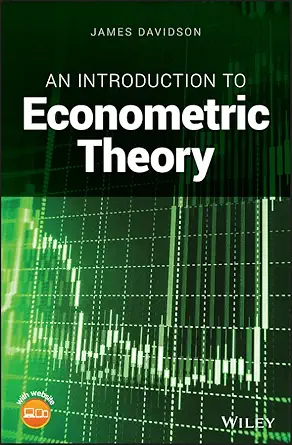 Buy An Introduction to Econometric Theory (English, Paperback, James Davidson) Online at Best Price - GlowMirror