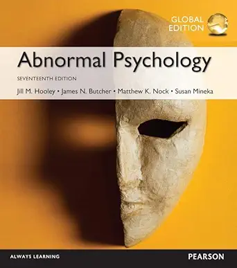 Buy Abnormal Psychology, Global Edition (English, Hardcover, James Butcher, Jill Hooley, Susan Mineka, Matthew Nock) Online at Best Price - GlowMirror