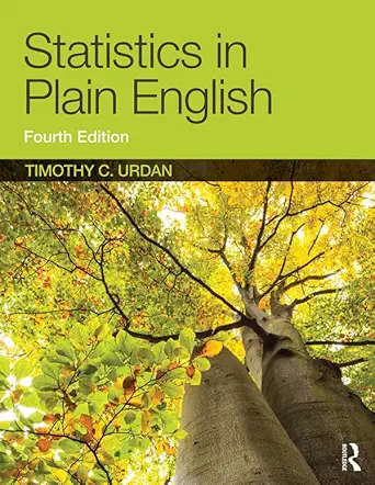 Buy Statistics in Plain English (English, Paperback, Timothy C. Urdan) Online at Best Price - GlowMirror