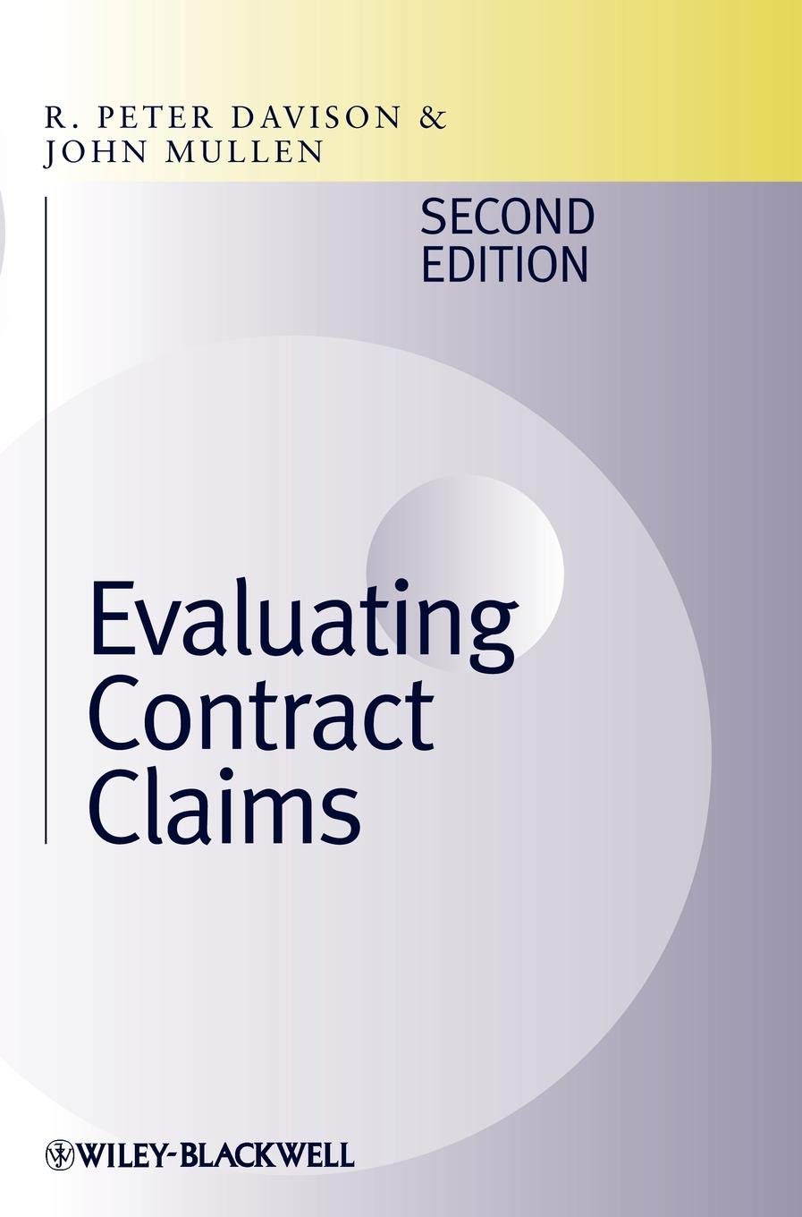 Buy Evaluating Contract Claims (English, Hardcover, R. Peter Davison, John Mullen) Online at Best Price - GlowMirror