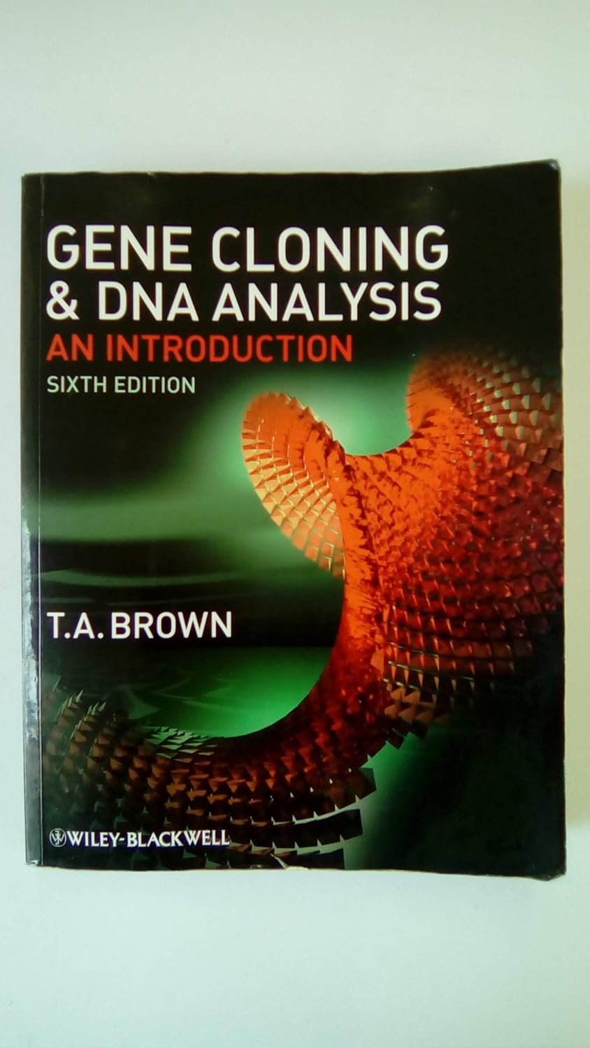 Buy Gene Cloning and DNA Analysis: An Introduction (English, Hardcover, T. A. Brown) Online at Best Price - GlowMirror