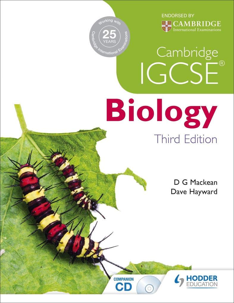 Buy Cambridge Igcse Biology 3rd Edition (English, Paperback, D G Mackean Dave Hayward D. G. Mackean) Online at Best Price - GlowMirror