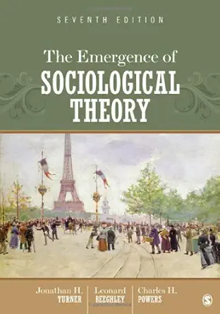 Buy The Emergence of Sociological Theory (English, Paperback, Jonathan H. Turner, Leonard Beeghley, Charles H. Powers) Online at Best Price - GlowMirror