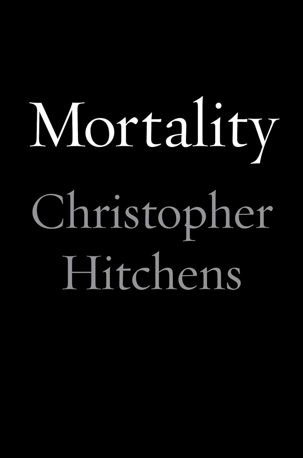 Buy Mortality (English, Paperback, Christopher Hitchens, Graydon Carter, Carol Blue) Online at Best Price - GlowMirror