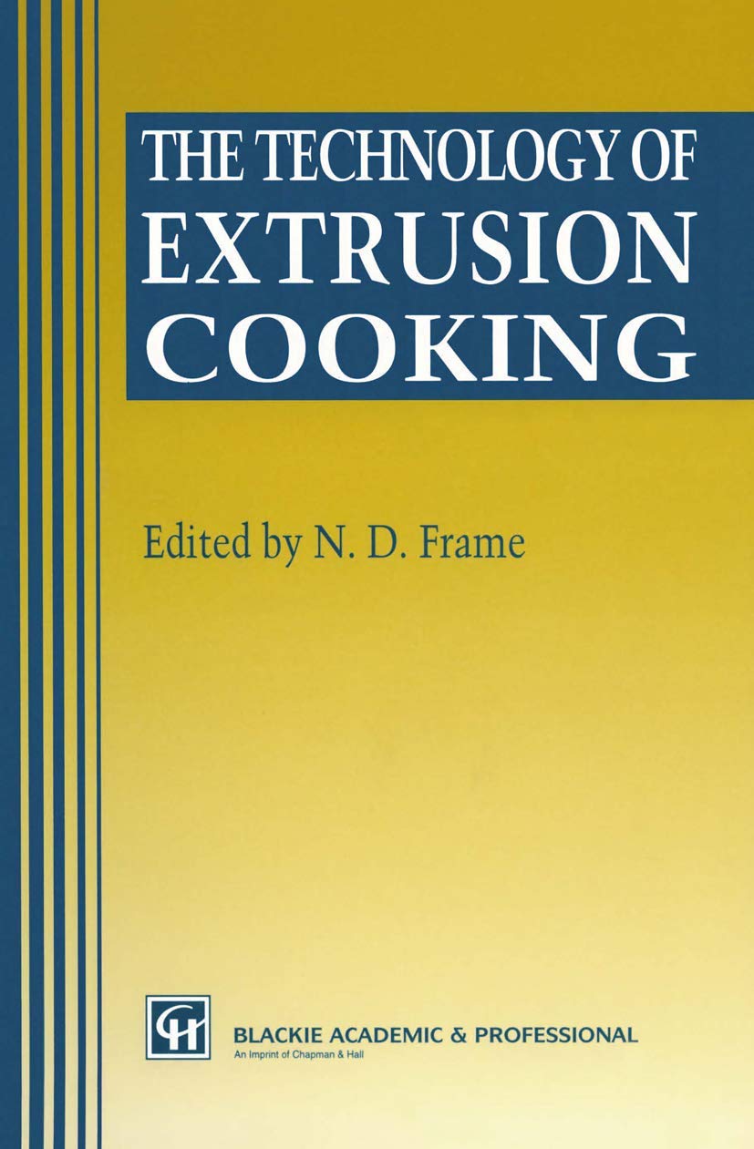 Buy The Technology of Extrusion Cooking (English, Hardcover, N.D. Frame) Online at Best Price - GlowMirror