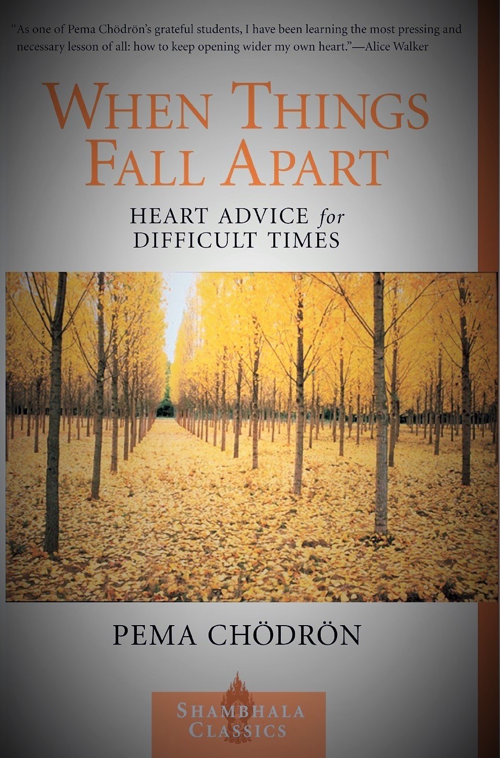 Buy When Things Fall Apart: Heart Advice for Difficult Times (English, Paperback, Pema Chodron) Online at Best Price - GlowMirror
