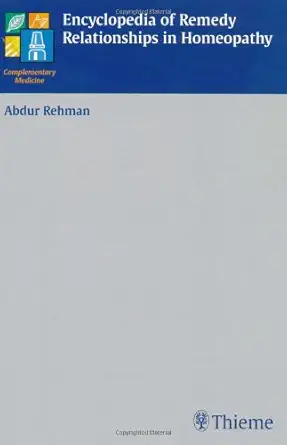 Buy Encyclopedia of Remedy Relationships in Homeopathy (English, Hardcover, Abdur Rehman) Online at Best Price - GlowMirror