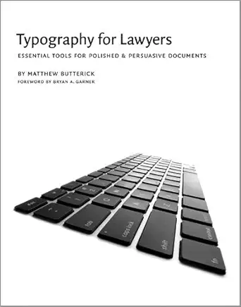 Buy Typography for Lawyers (English, Paperback, Matthew Butterick) Online at Best Price - GlowMirror