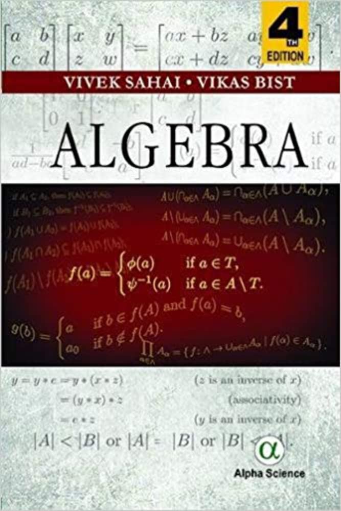 Buy Algebra: 4 (English, Hardcover, Vivek Sahai, Vikas Bist) Online at Best Price - GlowMirror