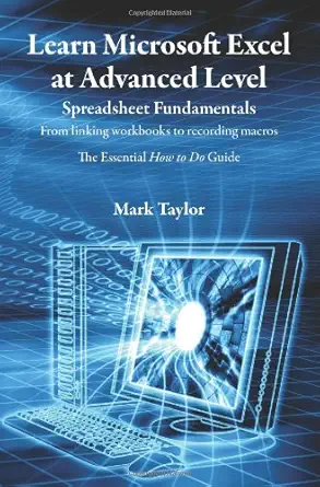 Buy Learn Microsoft Excel at Advanced Level (English, Paperback, Mark Taylor) Online at Best Price - GlowMirror