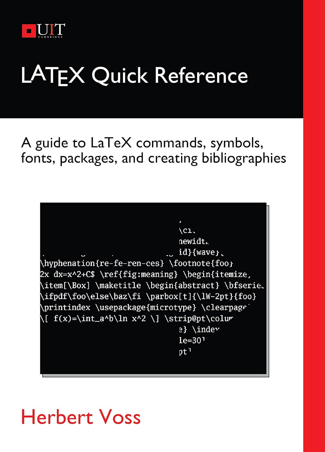 Buy Latex Quick Reference (English, Paperback, Herbert Voss) Online at Best Price - GlowMirror
