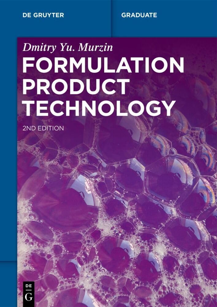 Buy Formulation Product Technology (De Gruyter Textbook) (English, Paperback, Dmitry Yu. Murzin) Online at Best Price - GlowMirror
