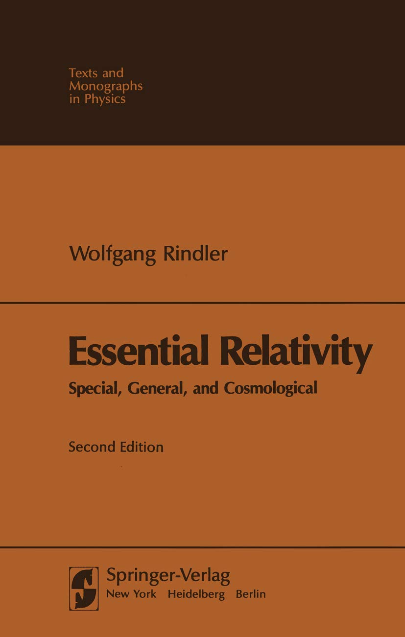 Buy Essential Relativity: Special, General, and Cosmological (Theoretical and Mathematical Physics) (English, Hardcover, W. Rindler) Online at Best Price - GlowMirror