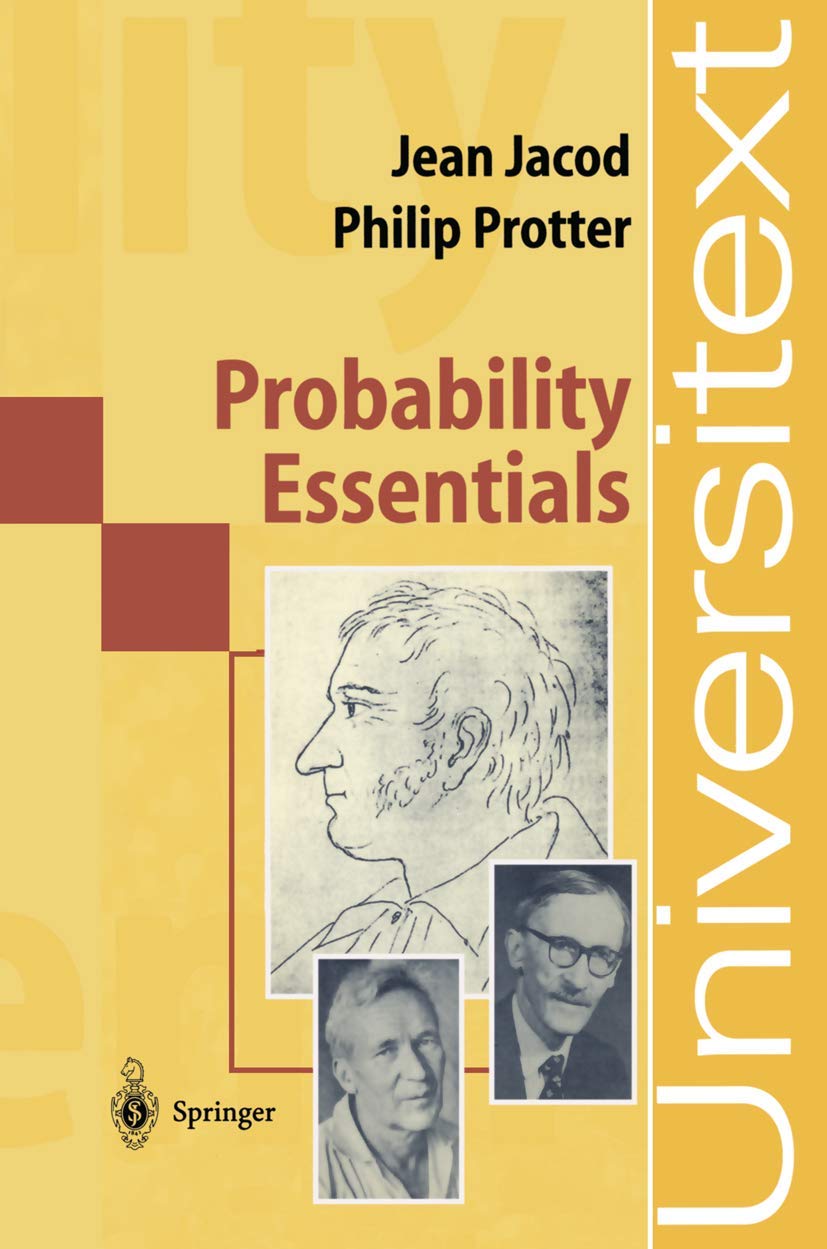 Buy Probability Essentials (Universitext) (English, Paperback, Jean Jacod, P. Protter) Online at Best Price - GlowMirror