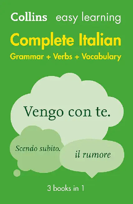Complete Italian Grammar Verbs Vocabulary (English, Collins Dictionaries)