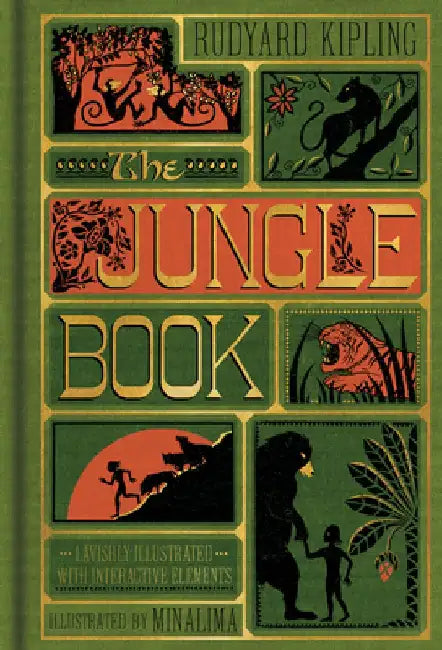 The Jungle Book (Illustrated with Interactive Elements) (English, Rudyard Kipling)