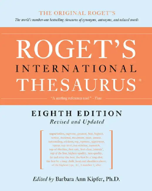 Roget's International Thesaurus, 8th Edition (English, Barbara Ann Kipfer)