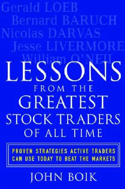 Lessons from the Greatest Stock Traders of All Time (English, John Boik)