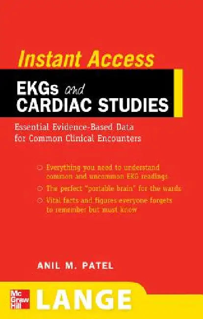 Lange Instant Access EKGs and Cardiac Studies (English, Anil Patel)
