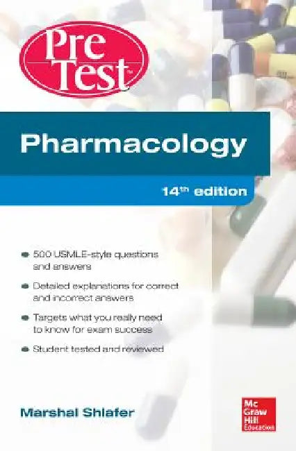 Pharmacology Pretest Self-Assessment and Review 14/E (English, Marshal Shlafer)