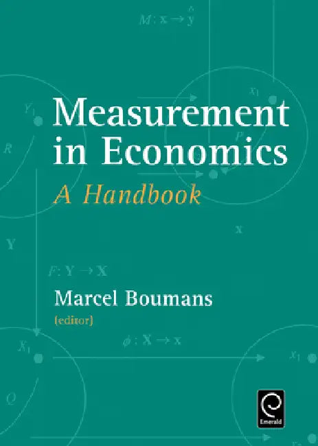 Measurement in Economics (English, Marcel Boumans)