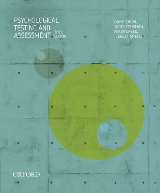 Psychological Testing and Assessment (English, David Shum | John O'Gorman | Peter Creed)