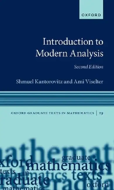 Introduction to Modern Analysis (English, Shmuel Kantorovitz | Ami Viselter)