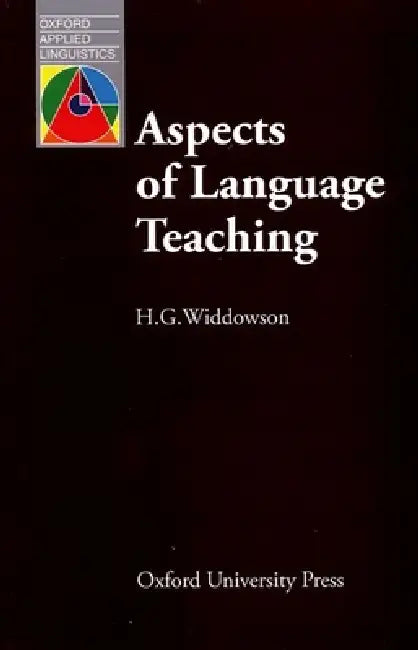 Aspects of Language Teaching (English, H. G. Widdowson)