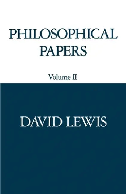 Philosophical Papers (English, David Lewis)