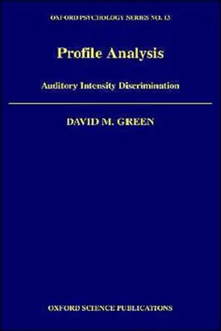 Profile Analysis (English, David Marvin Green)