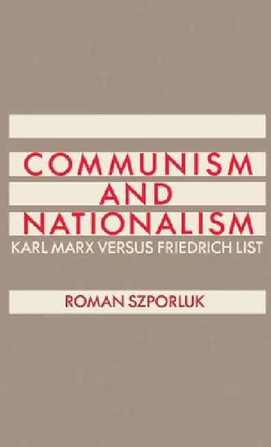 Communism and Nationalism (English, Roman Szporluk)