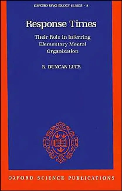 Response Times (English, R. Duncan Luce)
