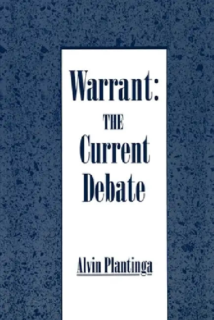 Warrant (English, Alvin Plantinga)