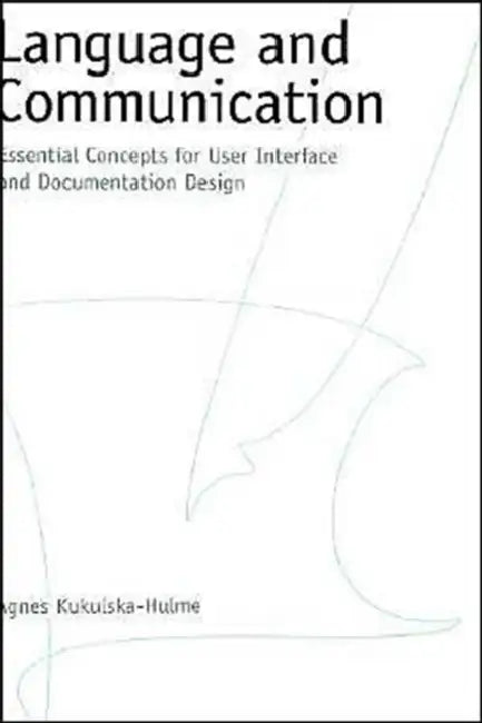 Language and Communication (English, Agnes Kukulska-Hulme)
