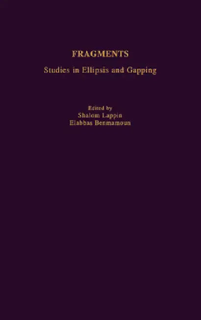 Fragments (English, Shalom Lappin | Elabbas Benmamoun)