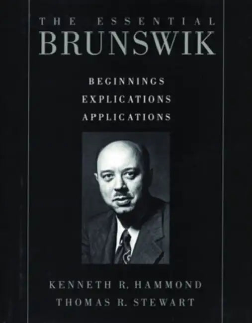 The Essential Brunswik (English, Kenneth R. Hammond | Thomas R. Stewart | Egon Brunswik)
