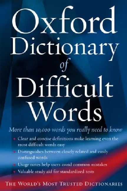 The Oxford Dictionary of Difficult Words (English, Archie Hobson)