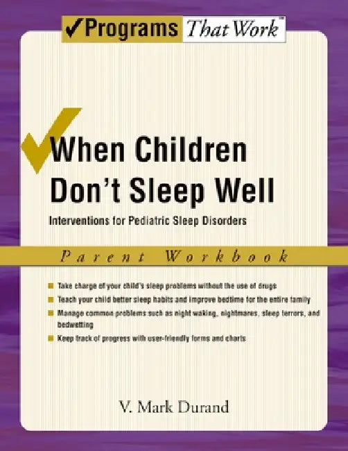 When Children Don't Sleep Well (English, V. Mark Durand)