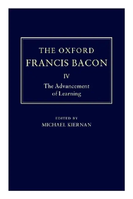 The Advancement of Learning (English, Francis Bacon | Michael Kiernan)