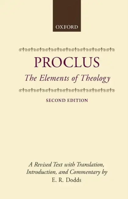 The Elements of Theology (English, Proclus | E. R. Dodds | E. R. Dodds)