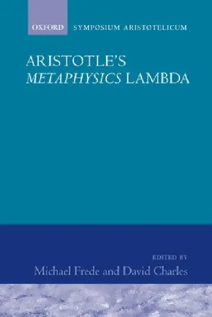 Aritotle's Metaphysics Lambda (English, Michael Frede | David Charles)