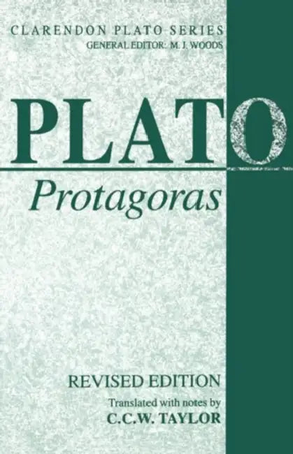 Plato Protagoras (English, Plato | C. C. W. Taylor | Taylor)