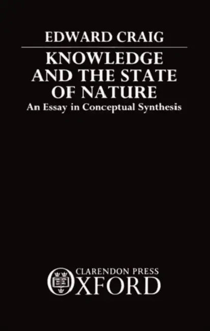 Knowledge and the State of Nature (English, Edward Craig)