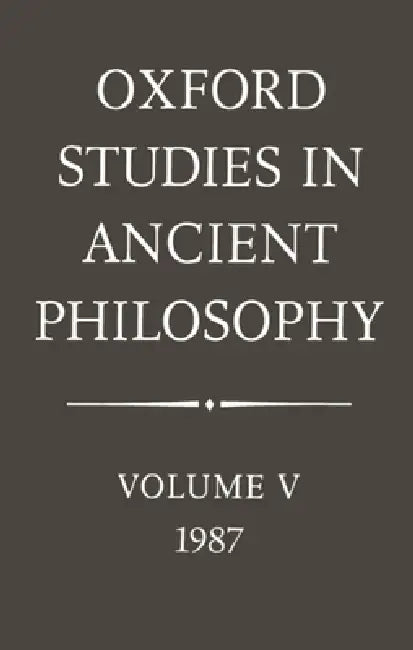 Oxford Studies in Ancient Philosophy (English, George Ed Annas | Julia Annas)