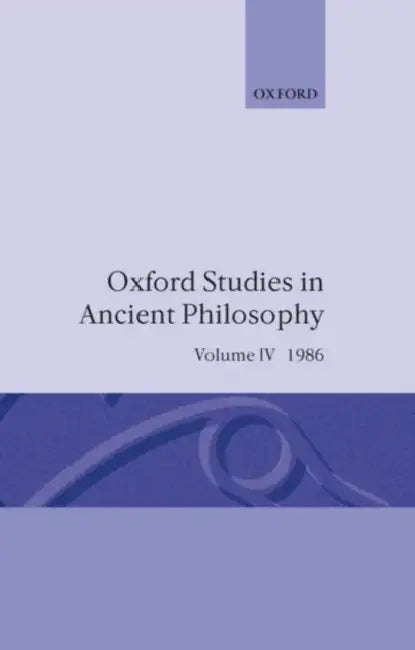 Oxford Studies in Ancient Philosophy (English, Julia Annas | Michael Woods | Julia Annas)
