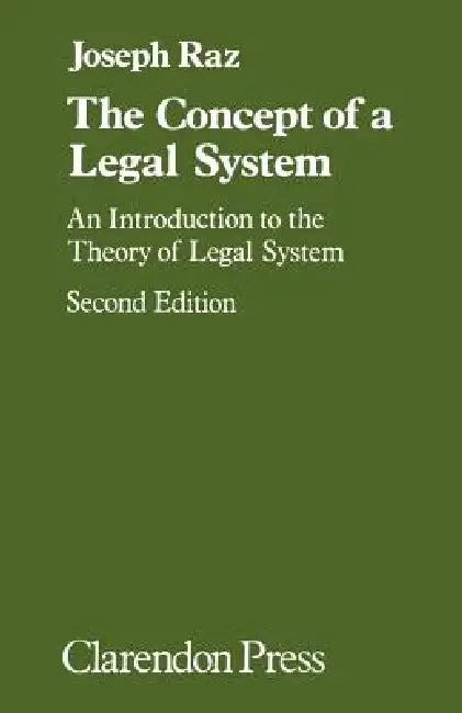 The Concept of a Legal System (English, Joseph Raz)