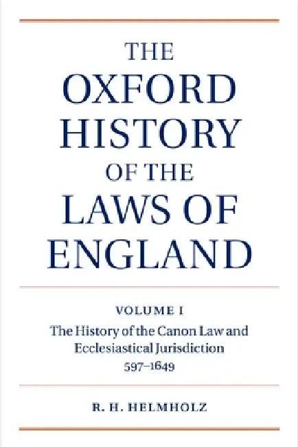 The Oxford History of the Laws of England (English, R. H. Helmholz)