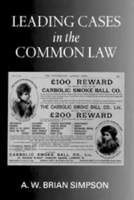 Leading Cases in the Common Law (English, A. W. Brian Simpson)