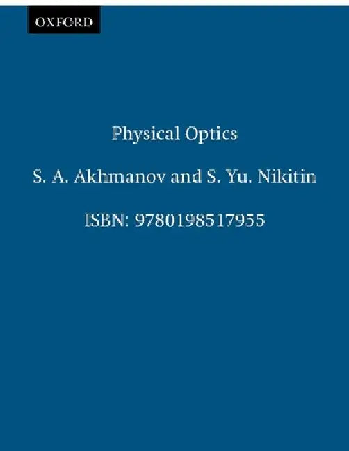 Physical Optics (English, S. A. Akhmanov | S. Yu Nikitin)